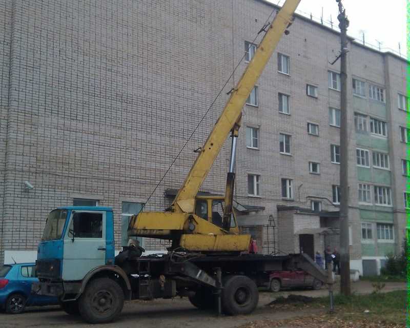 Демонтаж фонарных столбов г. Буй Костромской области